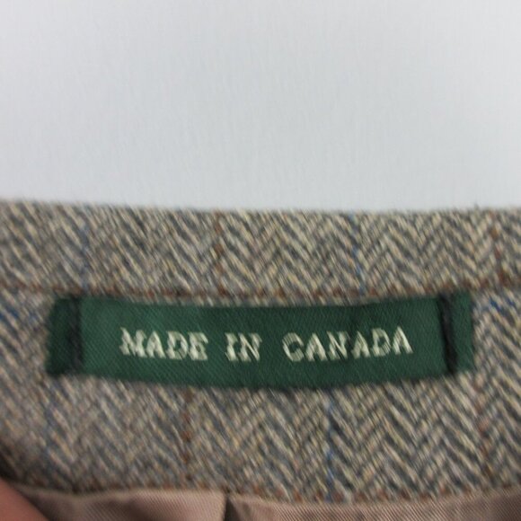 Lauren Ralph Lauren Wool Blazer 50 R Men Brown Herringbone Sport Coat 876 - Picture 3 of 11